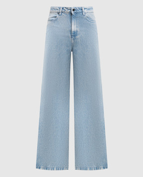 Solotre Blue jeans with a worn effect M1AB0168