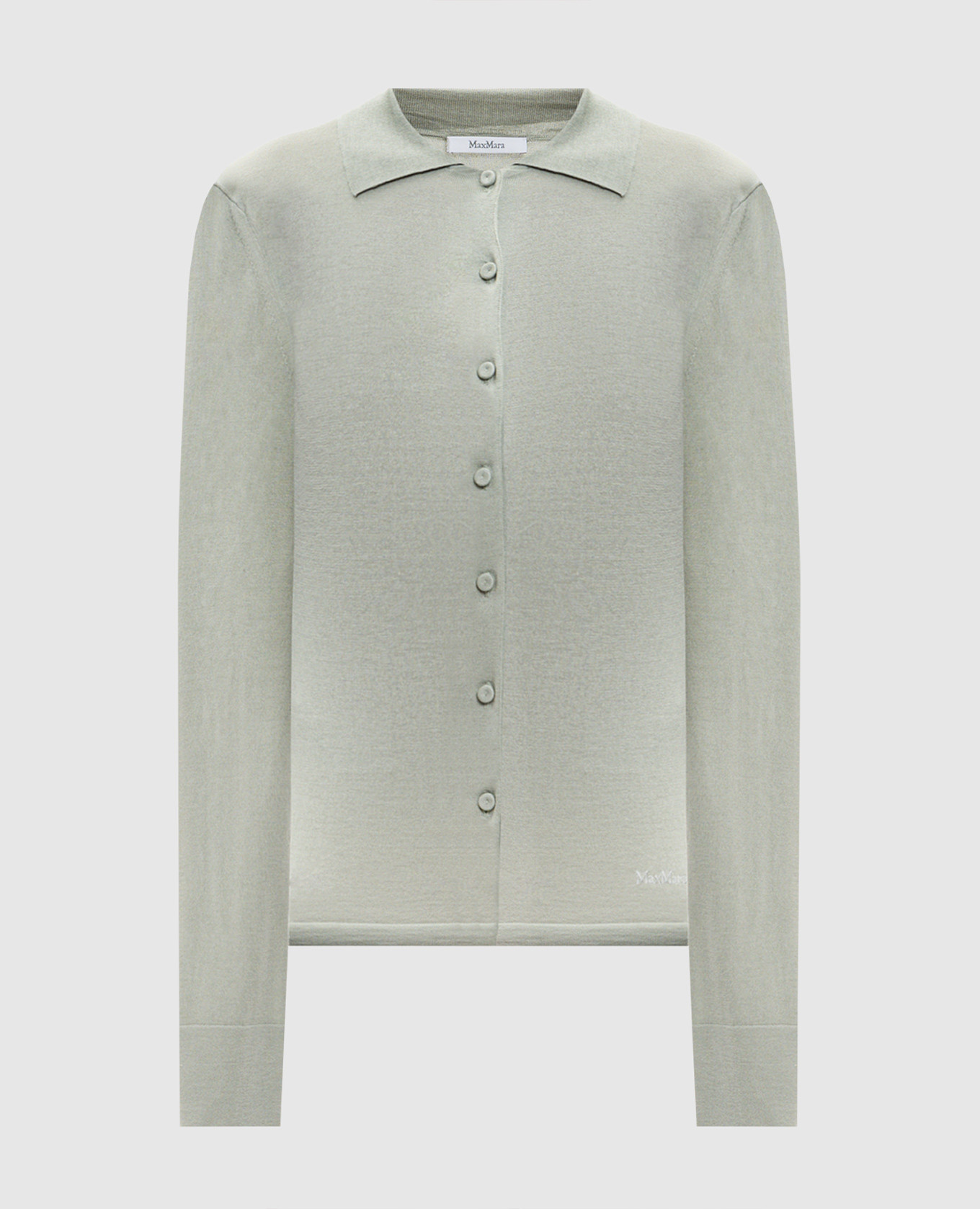

FLASH green silk and cashmere cardigan Max Mara