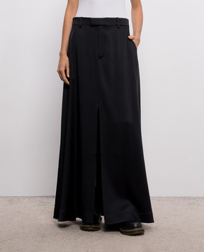 Ann Demeulemeester Kaisa black skirt with slit B0014268FA647