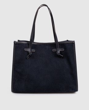 Gianni Chiarini Marcella blue suede tote bag BS8990CMPL