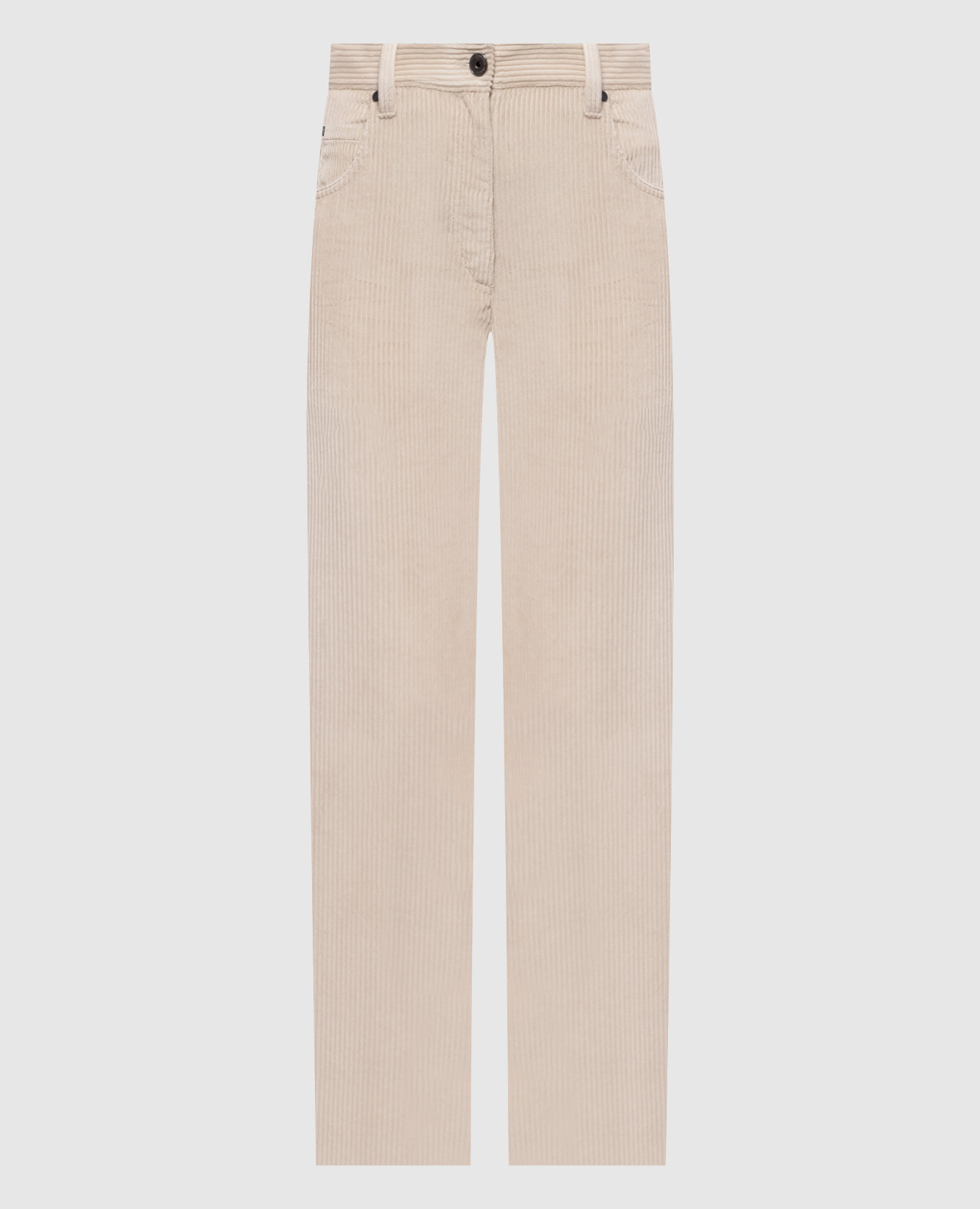 Beige corduroy pants