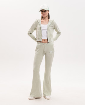 Sporty & Rich Juicy Crown white ribbed top TO116716689WH01
