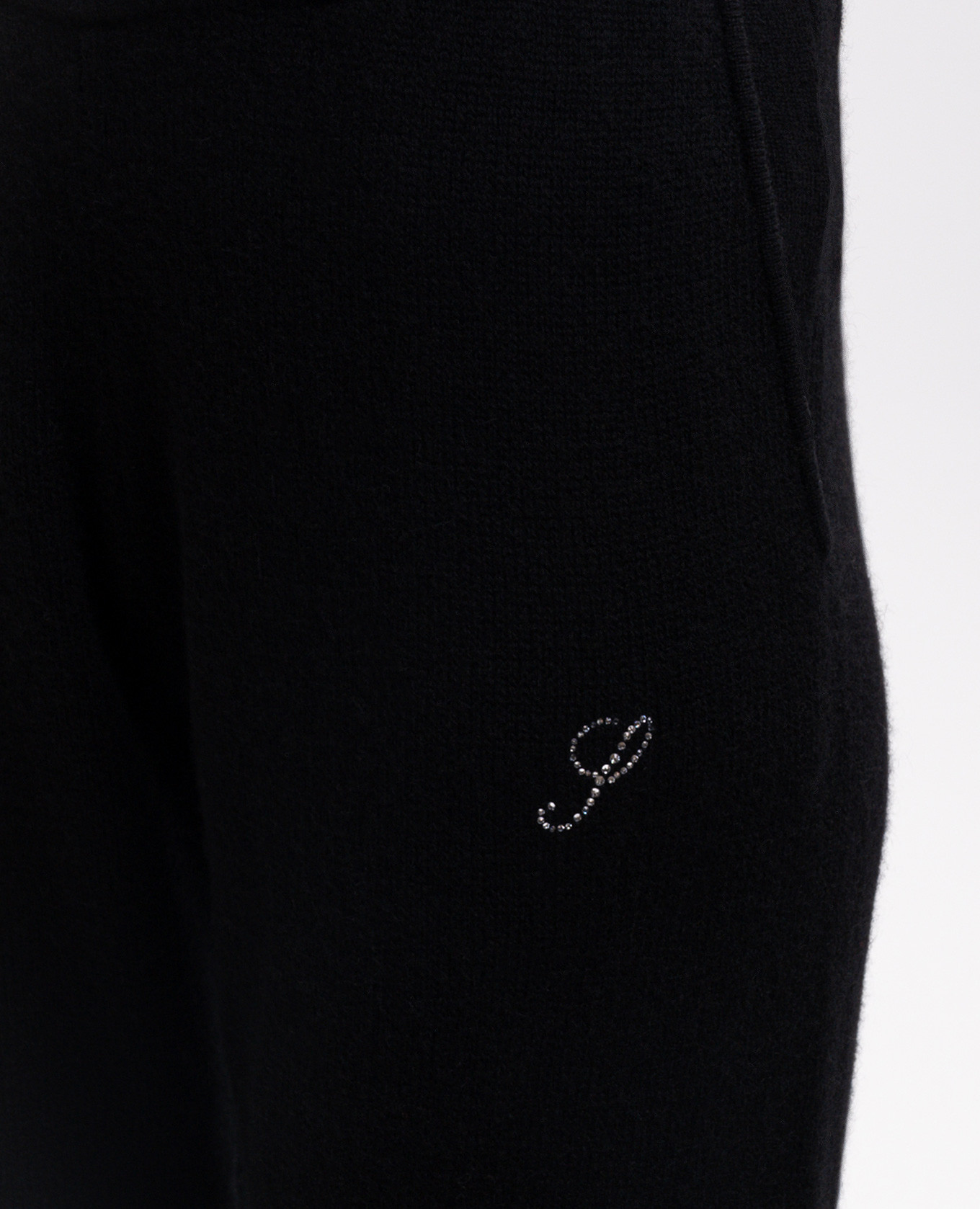 Black cashmere and wool pants Sporty & Rich 5