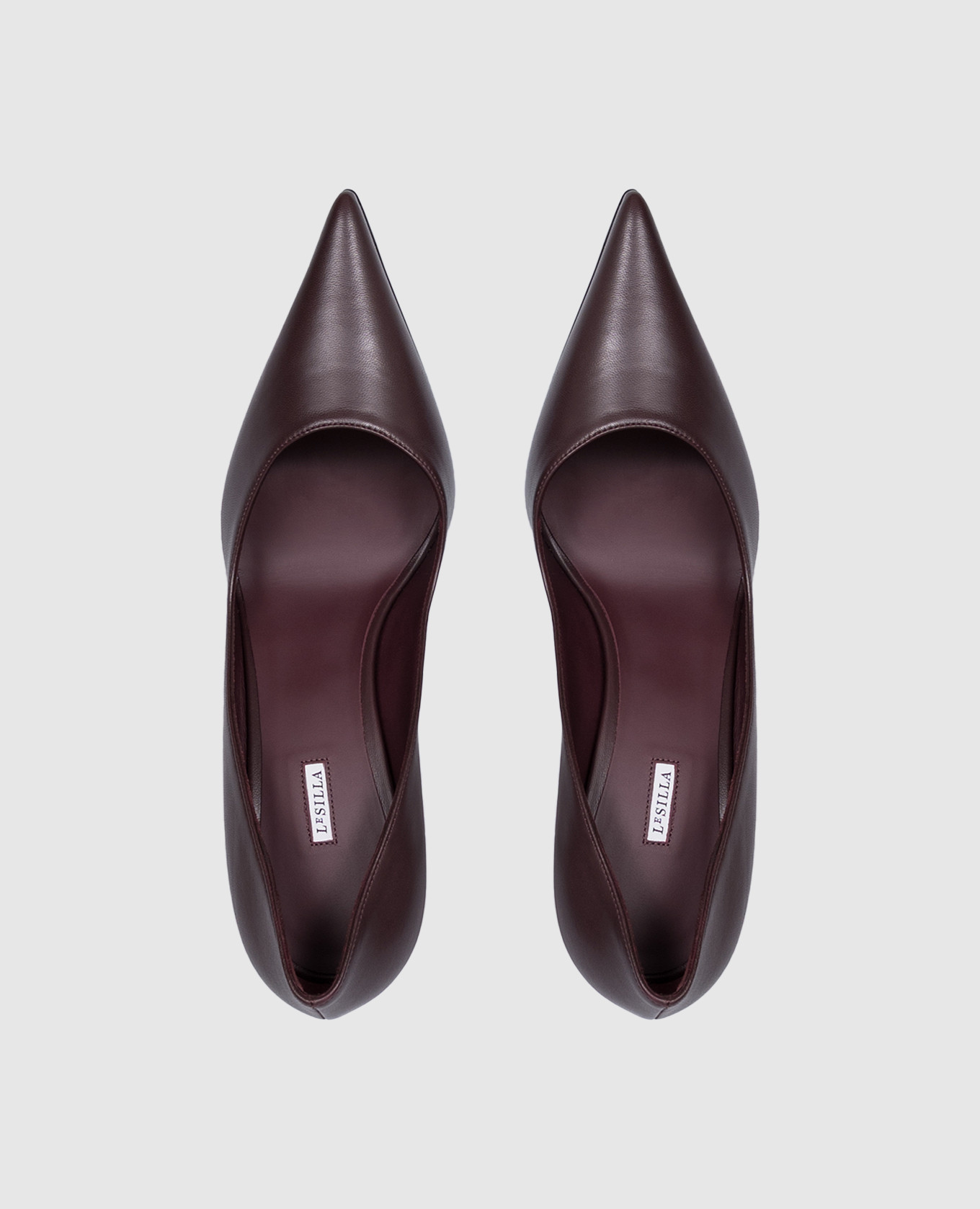 Bella burgundy leather shoes Le Silla 4