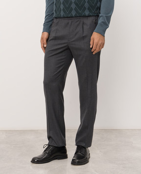 Stefano Ricci Gray wool pants M1T6300340W610