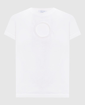 Off-White White T-shirt with a figure-hugging neckline 2FA00444T