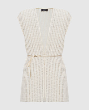 Peserico Beige vest for smell E03044A06145