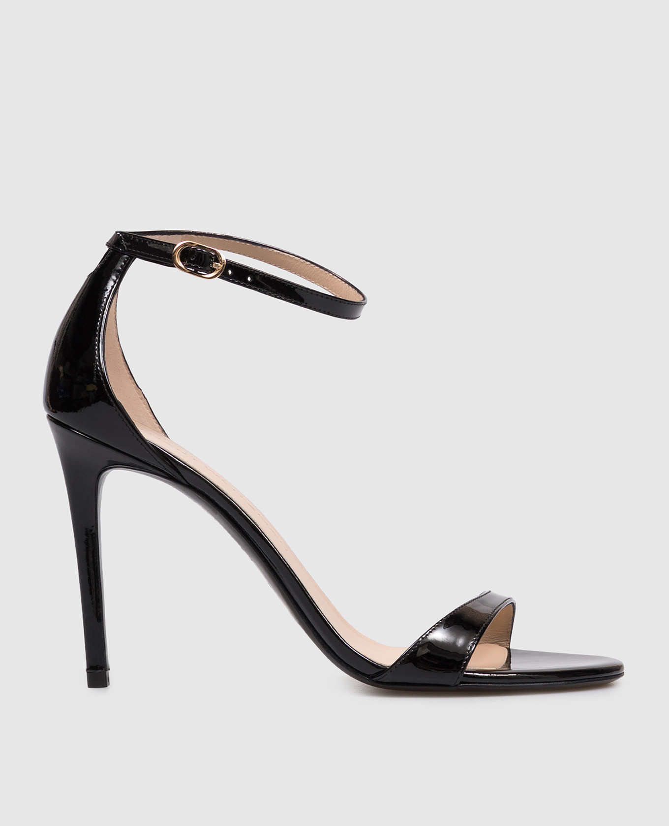 

Black patent leather sandals NUDIST Stuart Weitzman
