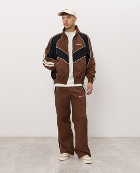 Palm Angels Brown Hollywood sports jacket PAMEB002FB001