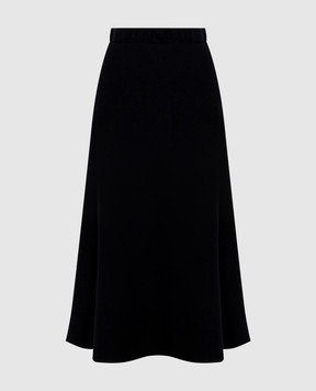Solotre Black wool skirt M3AC0064