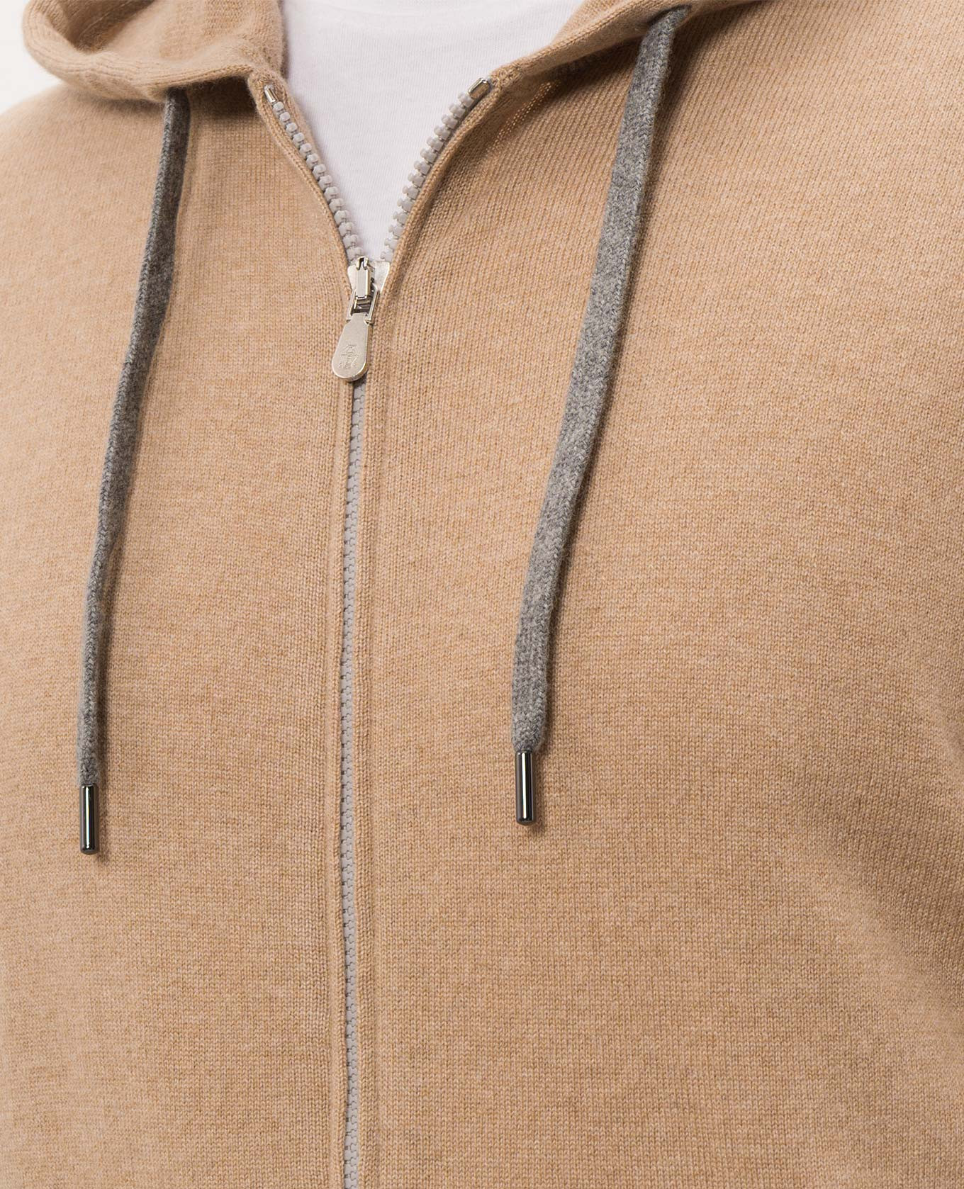Beige cashmere sports jacket Brunello Cucinelli 4