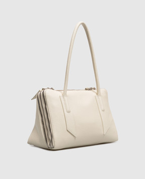 The Attico Ivory L'altra di Milano leather bag ATTWAH00068LBT117AA