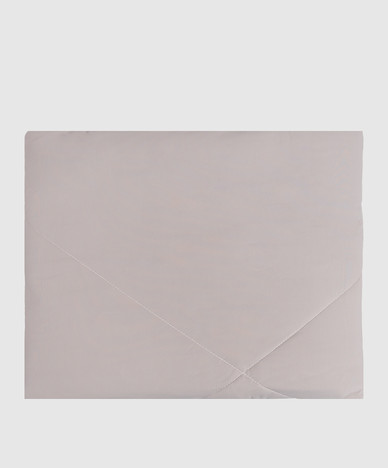 Grey quilted cooling blanket
