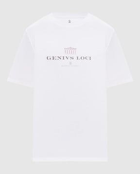 Brunello Cucinelli White T-shirt with print M0B138520