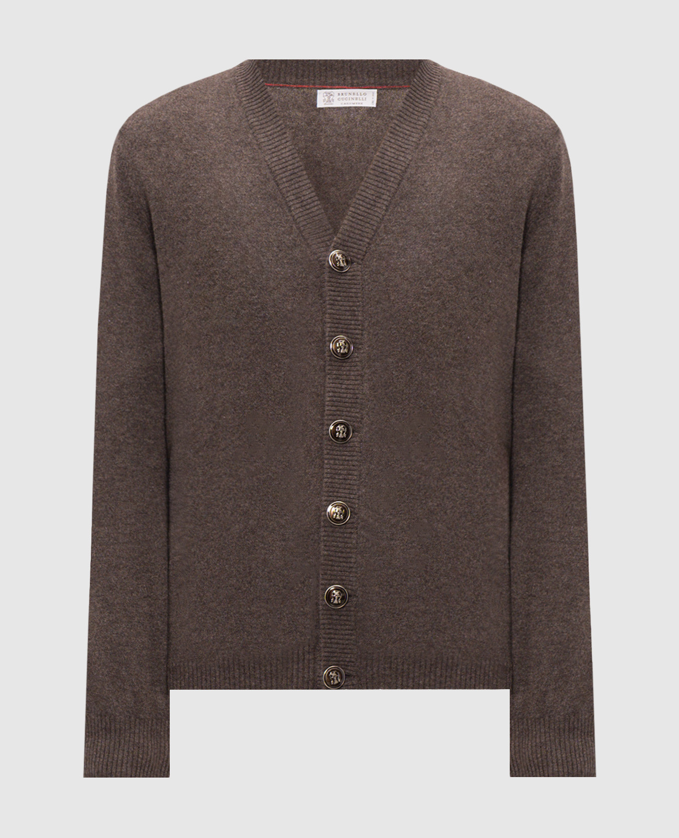 Brown cashmere cardigan