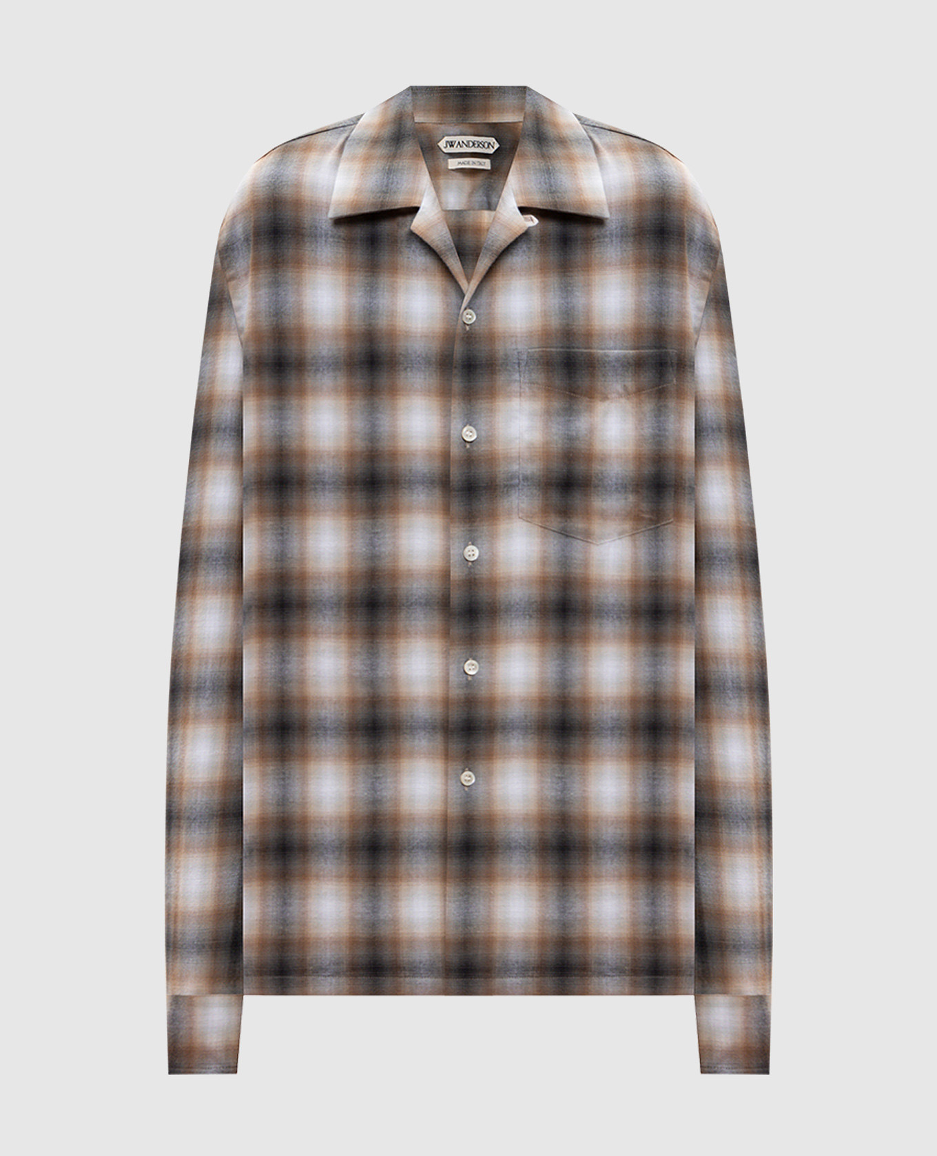 

Gray checkered shirt JW Anderson, Grey
