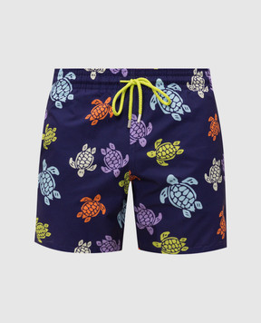 Vilebrequin Purple Tortues Multicolores Swim Shorts MAHEJ336