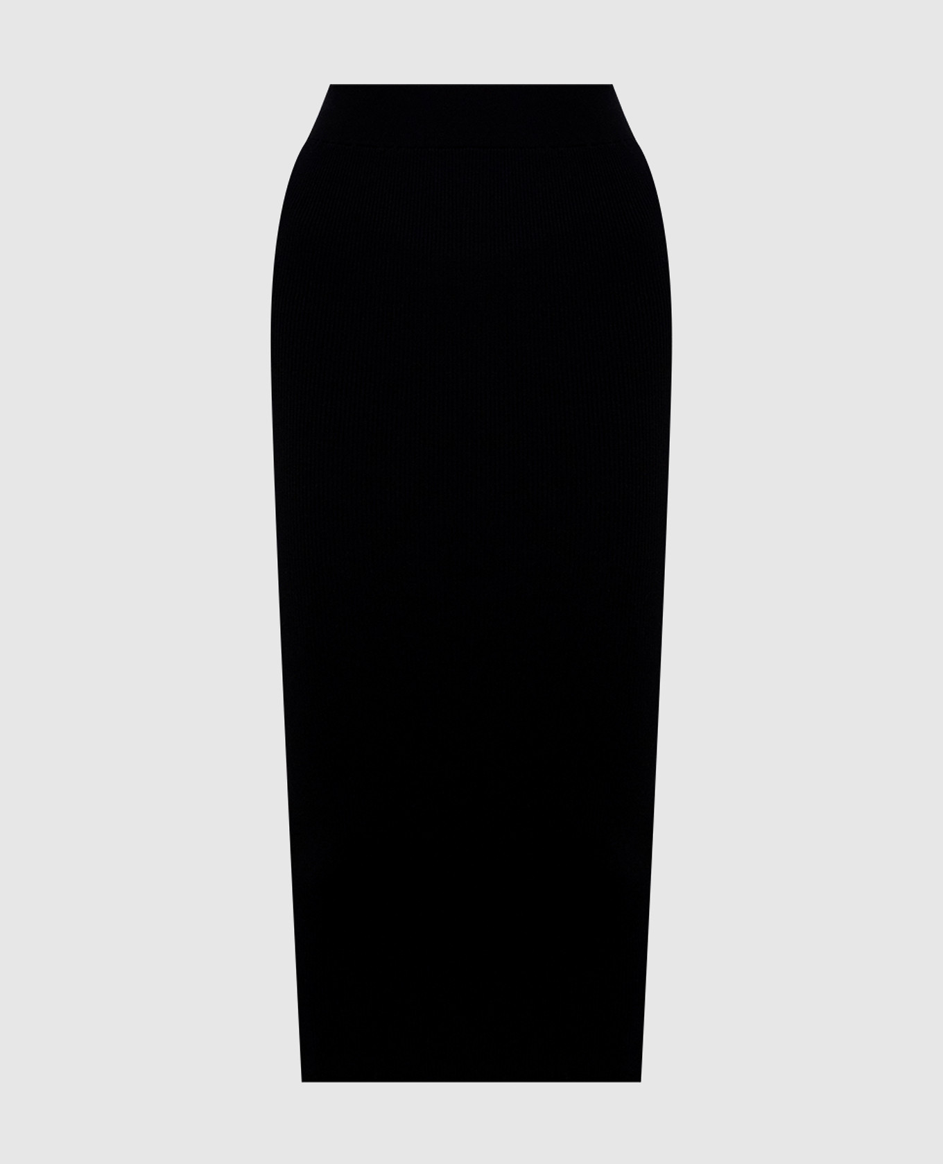 

Black ribbed midi skirt Dolce&Gabbana