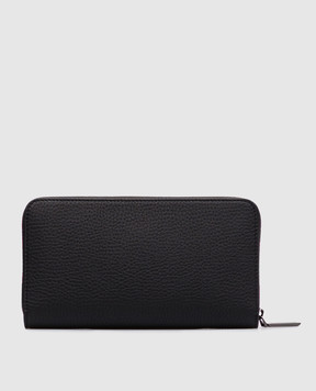 Stefano Ricci Black leather wallet with emblem PP440GURE