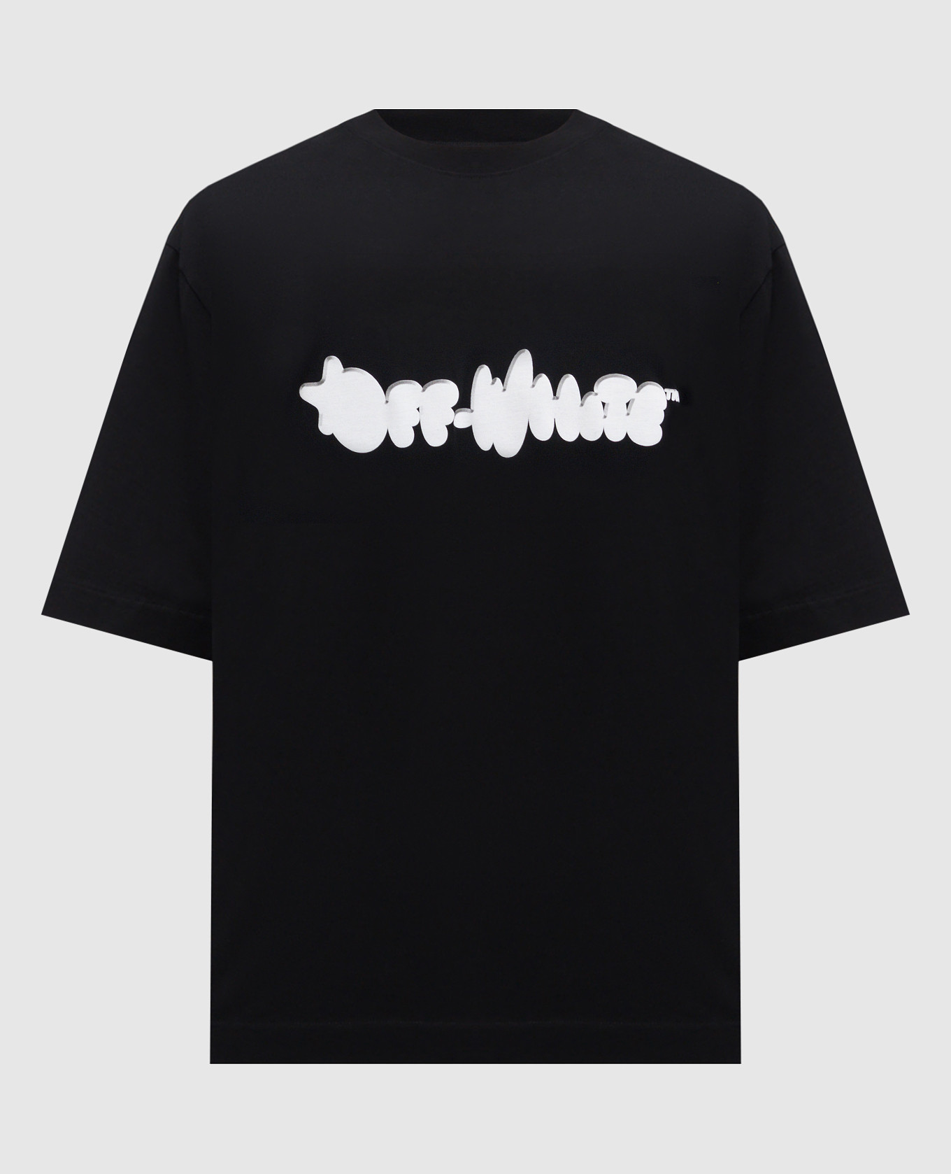 

Black t-shirt with logo print Off-White