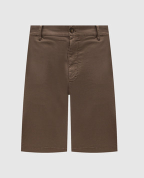 Canali Brown shorts with cotton PT01636D95609