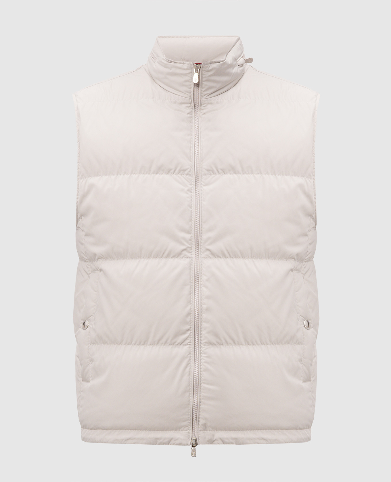 Grey down vest