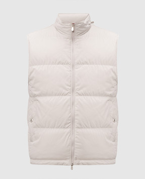 Brunello Cucinelli Grey down vest MV4081611