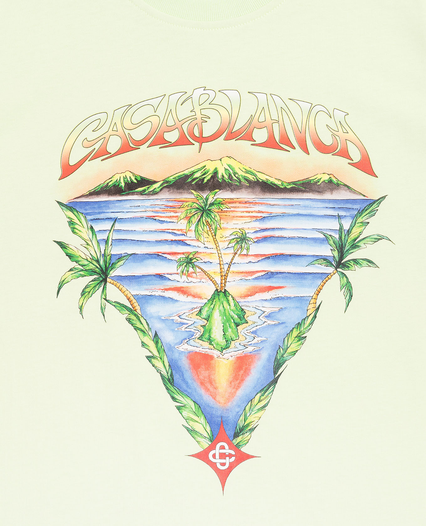 

Kids' green Innocence Triangle T-shirt Casablanca