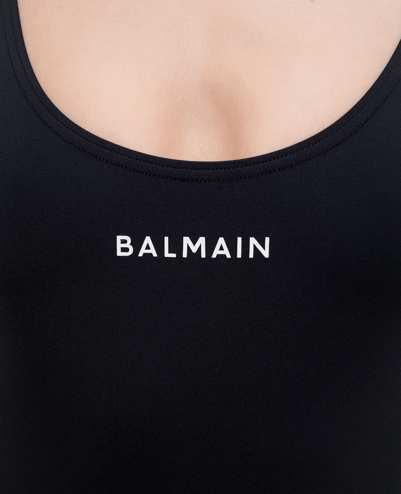 

Black swimsuit with logo print Balmain