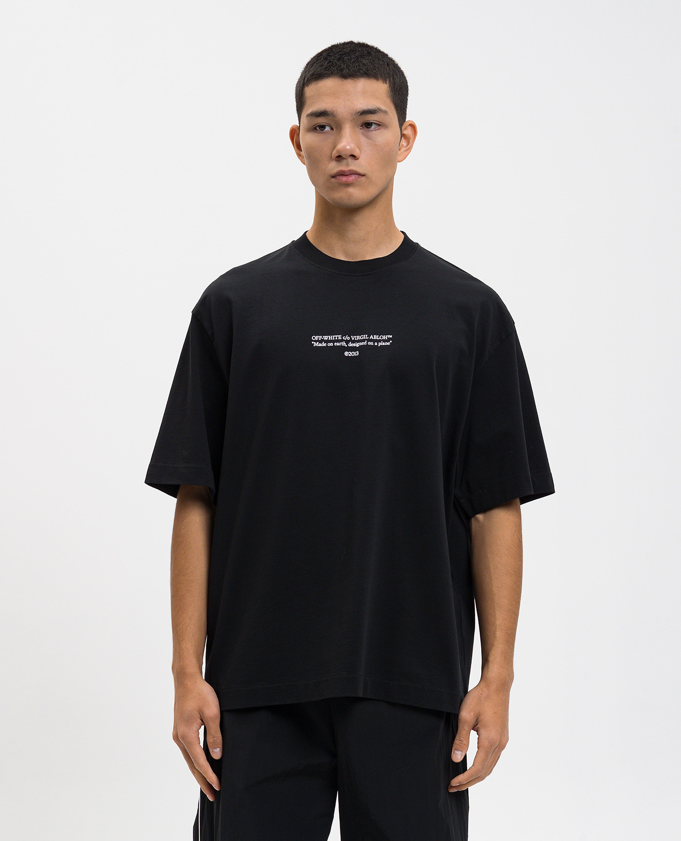 

Black t-shirt with logo print Off-White