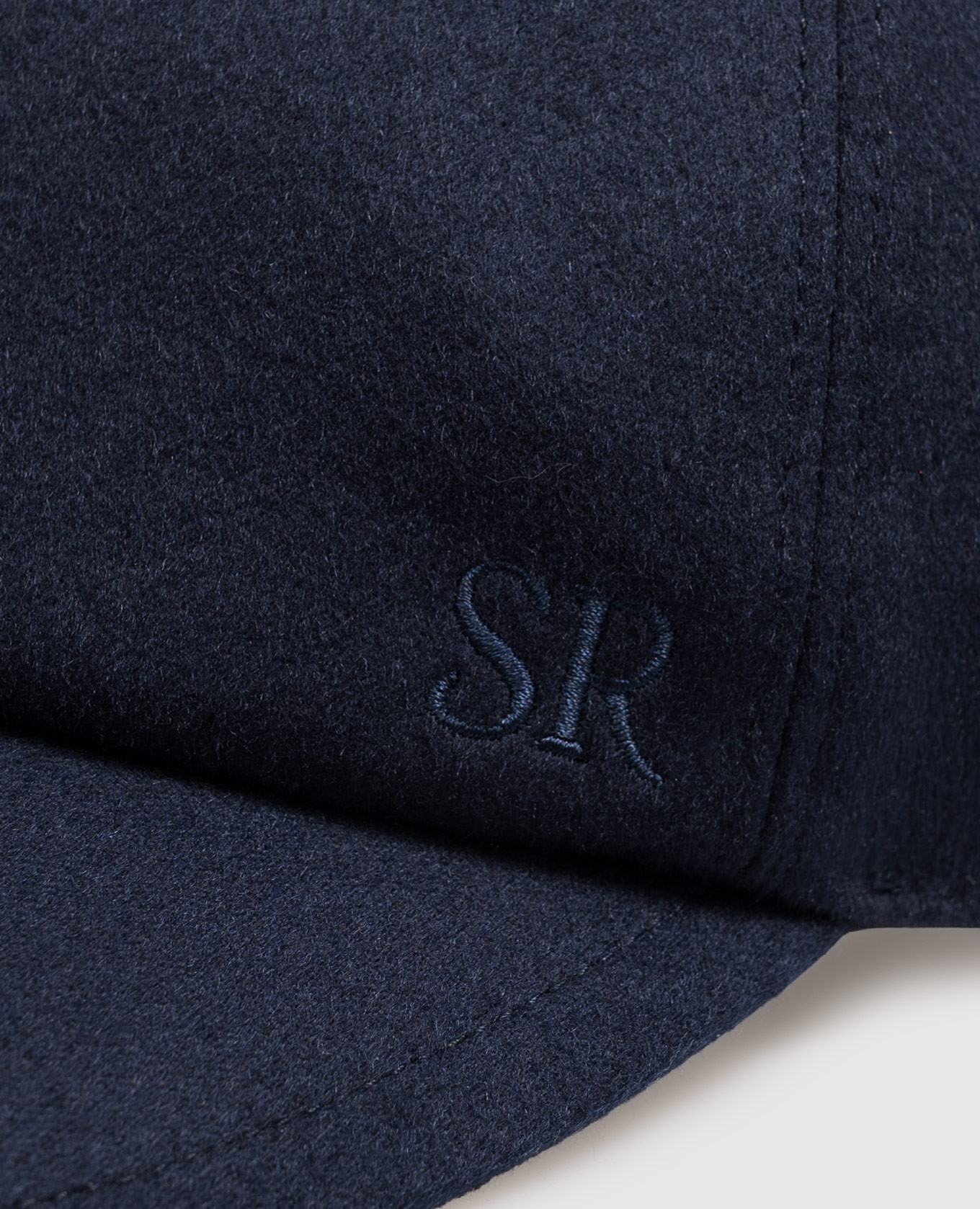 Blue cashmere cap with monogram embroidery Stefano Ricci 4