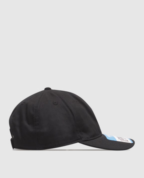 Vetements Black cap with print UA66CA110B