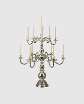 Broggi 1818 Ambasciata silver candlestick for 11 candles 3100018543