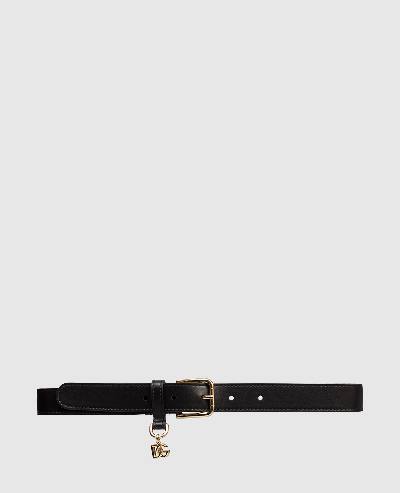 

Black leather belt with pendant Dolce&Gabbana