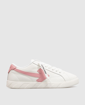 Off-White End of Play children's white sneakers with embossed logo OF06462655