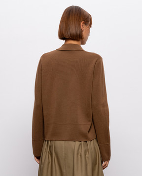 Max Mara Brown wool cardigan MMLSNACK