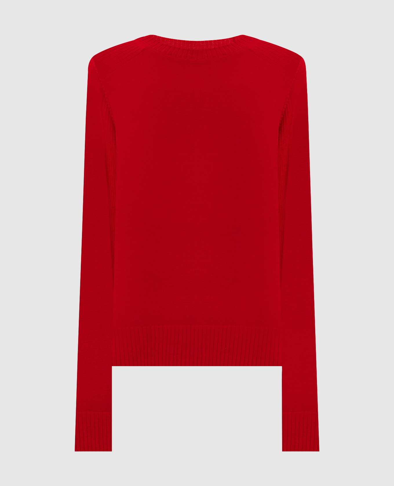 Red BERLINA wool jumper with logo