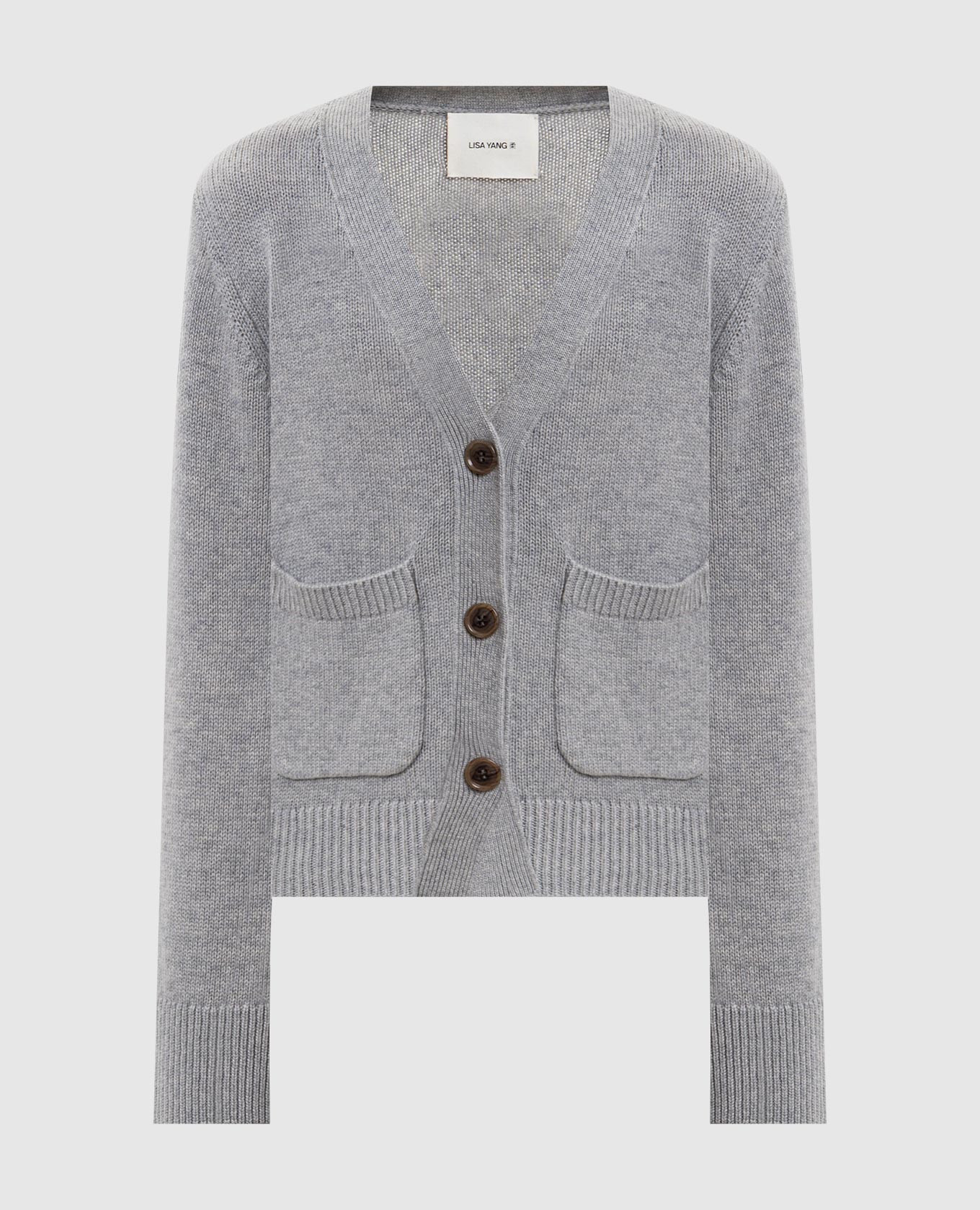 

Danni grey cashmere cardigan LISA YANG
