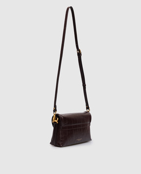 Gianni Chiarini Burgundy leather baguette bag Bea BS12160EEL