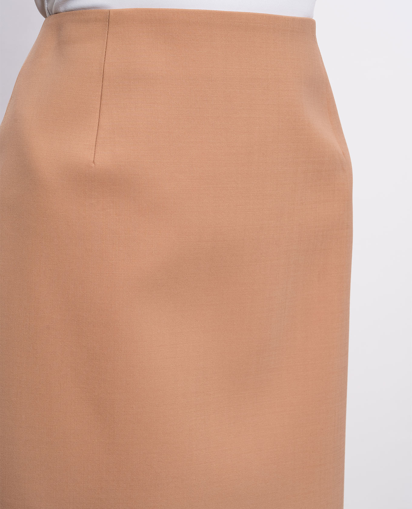 Brown pencil skirt midi with wool Thierry Mugler 5