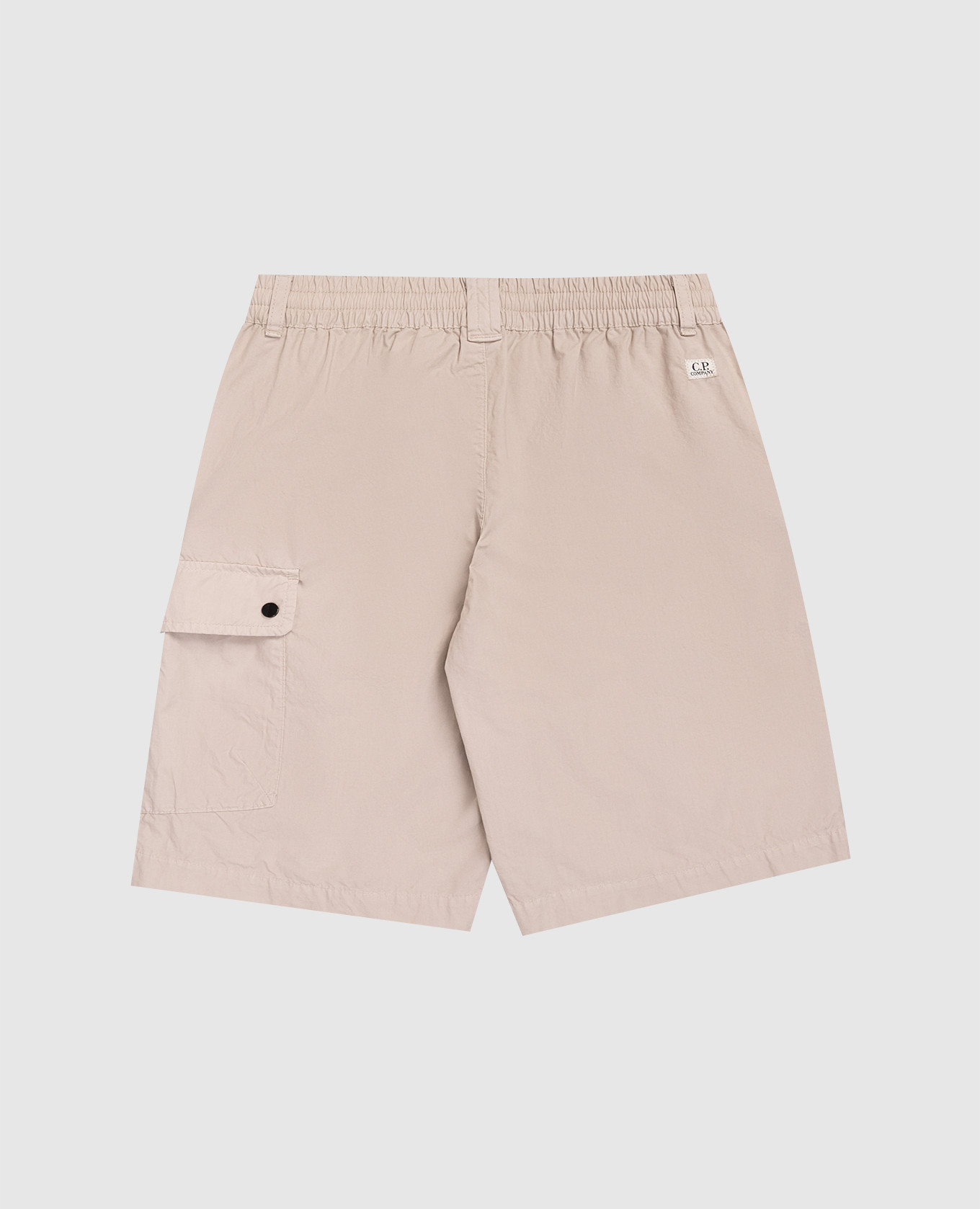 

Children's gray shorts with logo patch C.P. Company, Grey