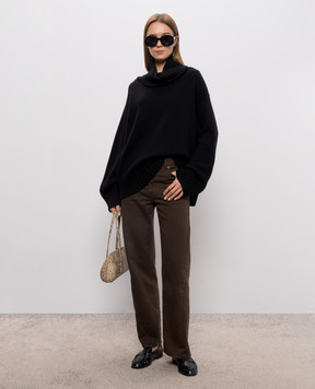 Woolrich Black sweater with wool CFWWKN2045FRUF0574