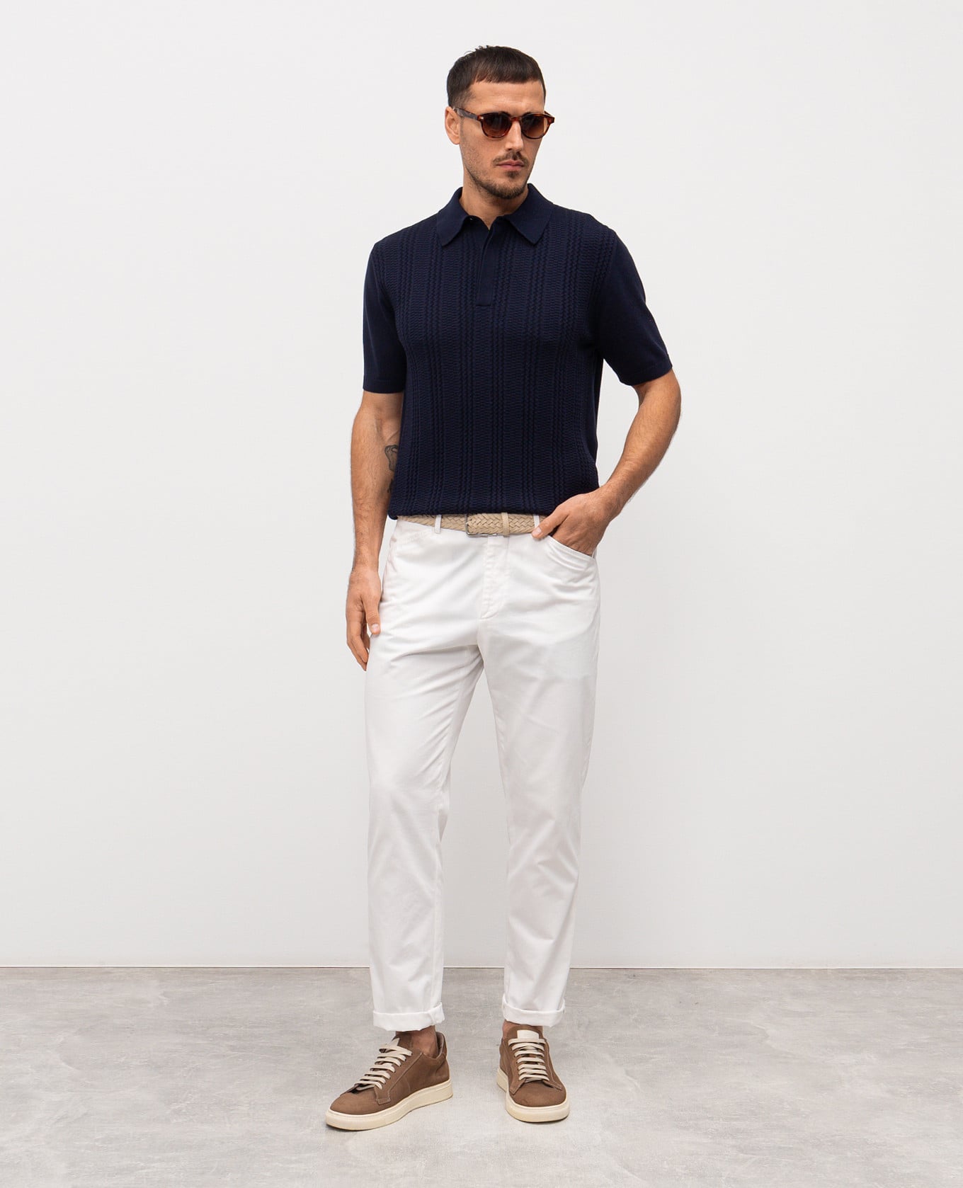 Blue polo Canali 2