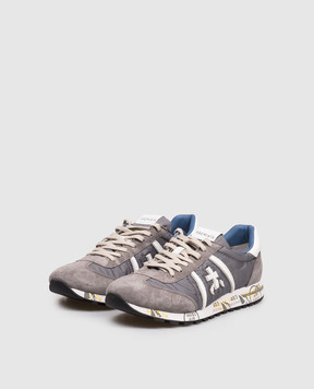 Premiata Gray combination sneakers Lucy LUCY7526