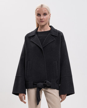 Khaite Alder gray wool coat 6239547