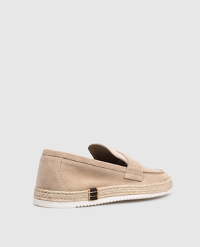 MooRER Beige suede espadrilles RIVERS RIVERSP5