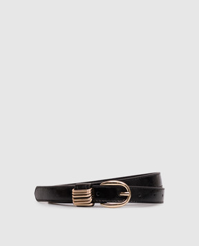 Twinset Black glossy belt 262TA4520