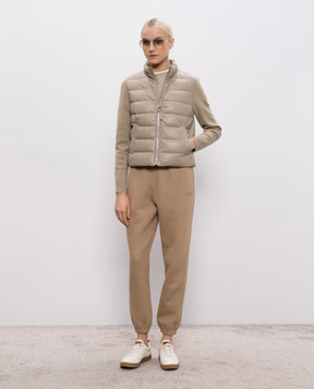 Mackage Beige LEELO combination jacket LEELO