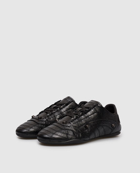 Balenciaga Black leather City sneakers 856693WZENC
