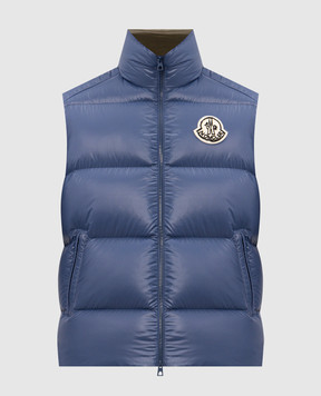 Moncler Blue down vest Belice L20911A00197596XE